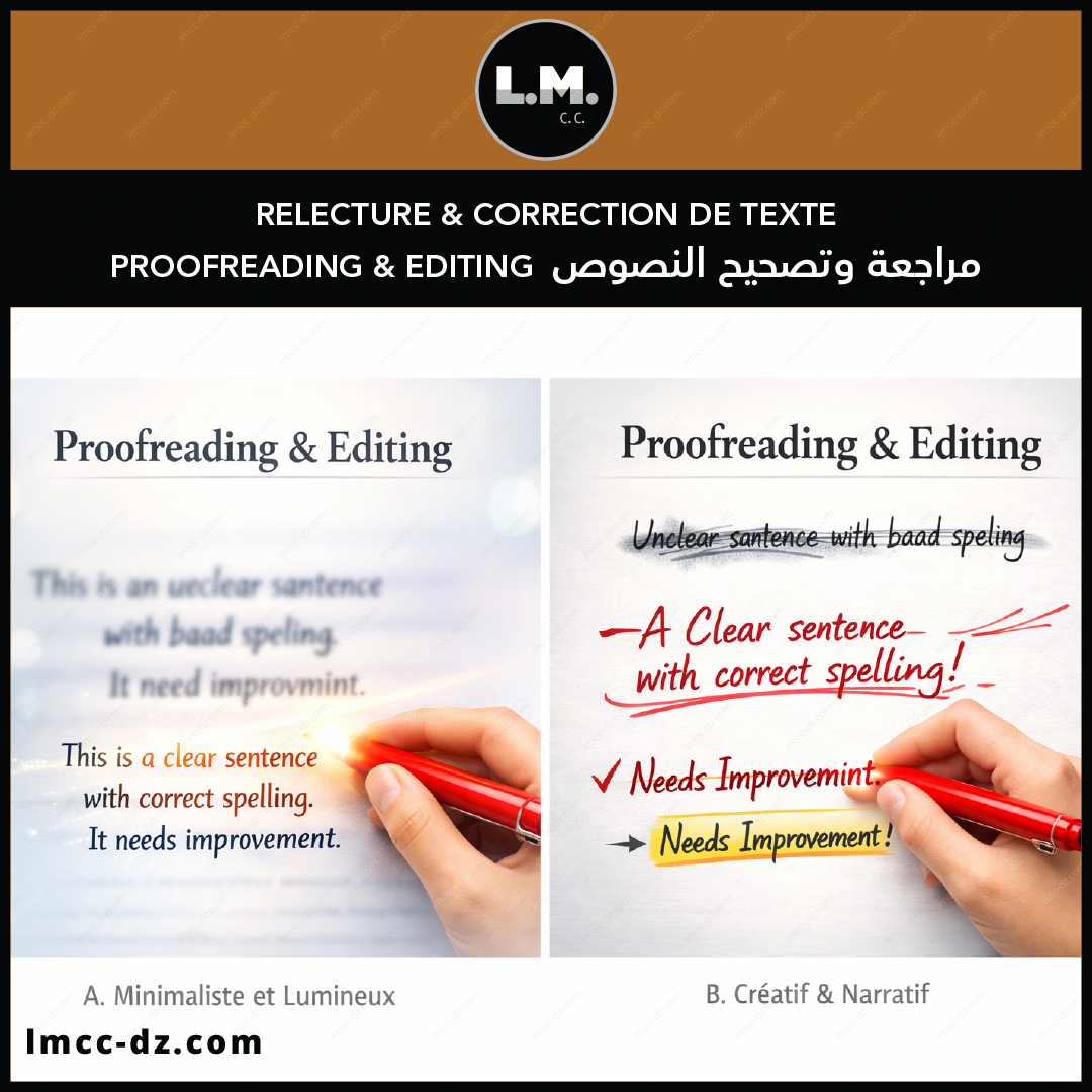 Relecture & Correction de Texte - Relecture professionnelle, correction orthographique, grammaticale
